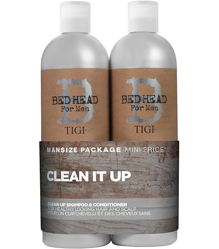 Amazon.com: Bed Head by TIGI for Men Clean Up Daily Shampoo